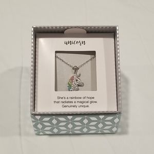 Crystal Unicorn Necklace